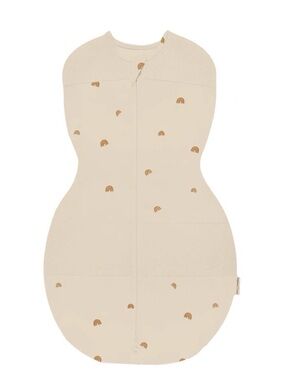 Neutral Beige Rainbow Print Baby Sleep Sack - Kids Pajama Swaddle